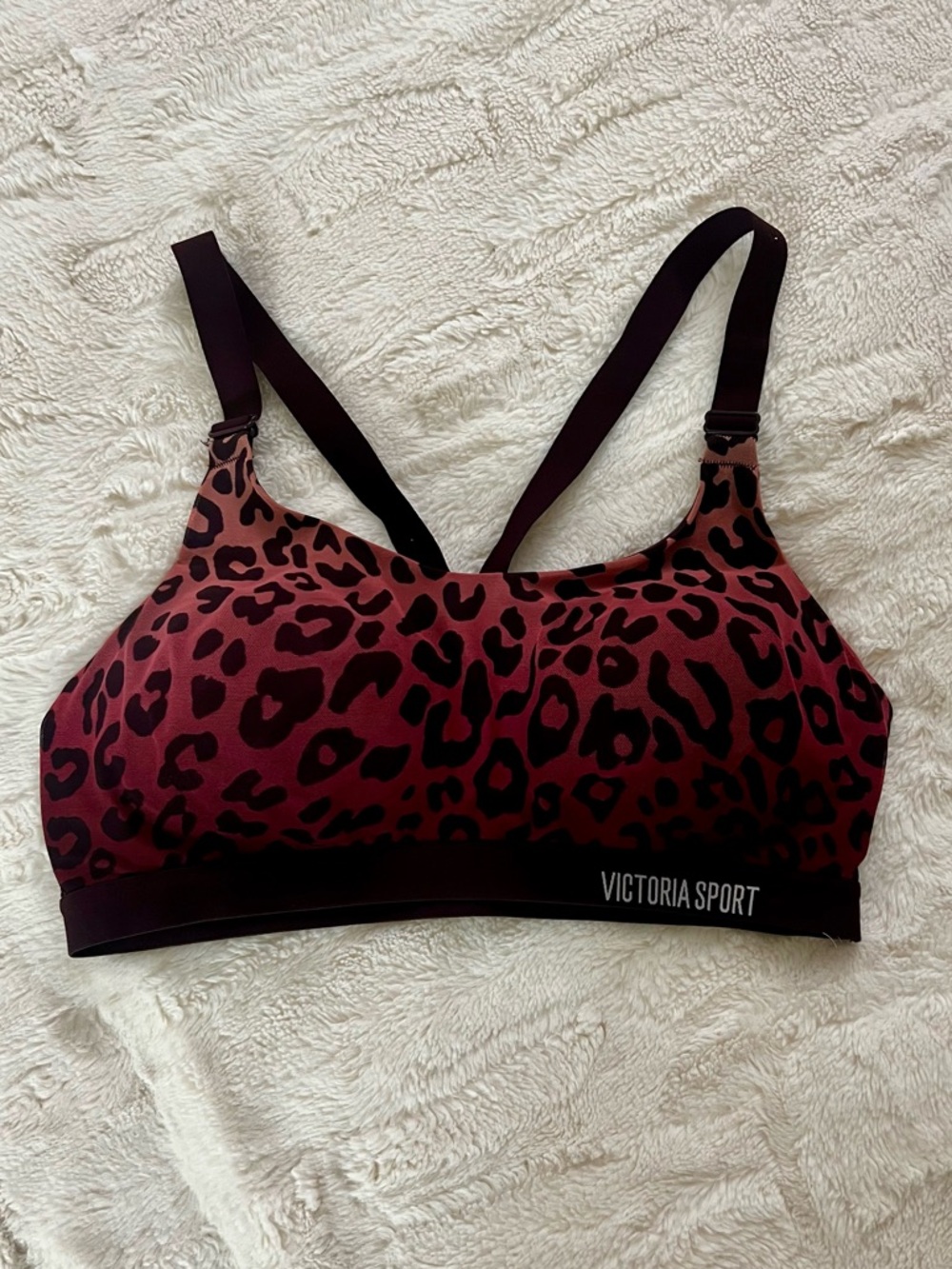 VS Leopard Print Sports Bra